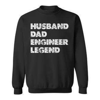 Marido Papá Ingeniero Leyenda Día Del Padre Camisa de entrenamiento - Regaloses
