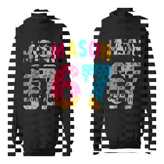 Mason 67 Ice Cream Meme Six Seven On Back Sweatshirt | Seseable FR