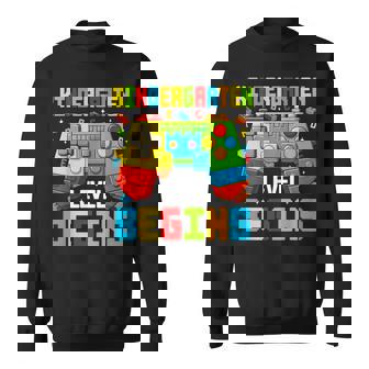 Master Builder Blocks Gaming Kindergarten Level Begins Sweatshirt - Monsterry