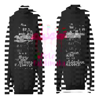 Mele Kalikimaka フラミンゴ ハワイ トロピカルファミリー スウェットシャツ - Kawaiitshirt