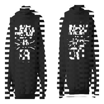 Meow I'm Cat おもしろい子猫好きデザイン スウェットシャツ - Kawaiitshirt