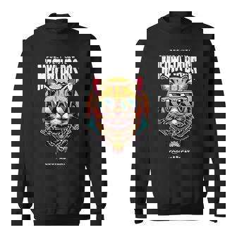 Meowfia Boss Cat Lunettes De Soleil Avec Chaîne Cool As Cat Sweater e - Cadeauxyz