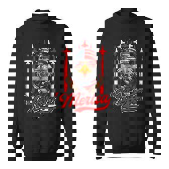 Merica Eagle Airplane 4Th Of July American Flag Patriotic Sweatshirt - Thegiftio