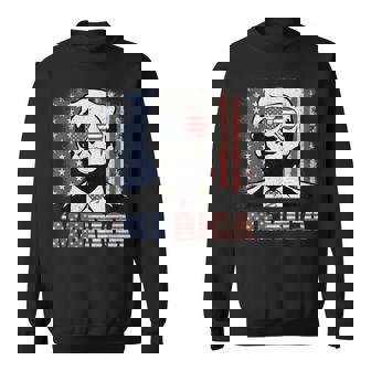 'Merica Trump Trump 4Th Of July American Flag Sweatshirt | Mazezy