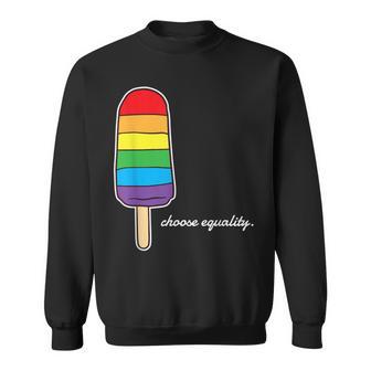 Mes Del Orgullo I Helados I Elige La Igualdad I Lgbtq Camisa de entrenamiento - Regaloses