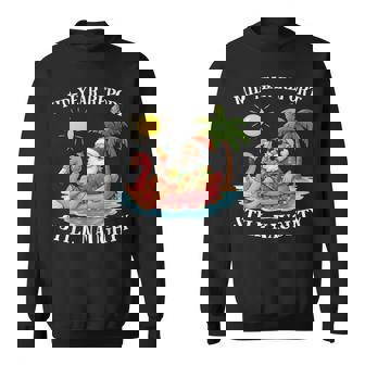 Mid-Year Report Still Naughty Christmas In July Santa Sweatshirt - Thegiftio