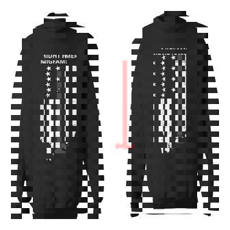 Midnight Hammer B-2 Stealth Jet Operation Usa Flag Sweatshirt | Mazezy