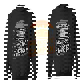 Mir Reichts Ich Geh Campen Retro Wohnwagen Camper Camping Sweatshirt - Geschenkecke