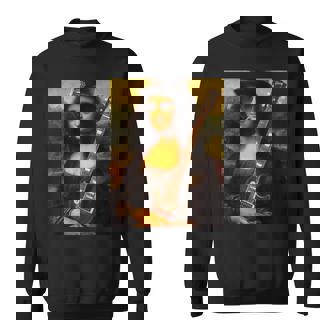 Monalisa Guitarist By Rock N Roll スウェットシャツ - Kawaiitshirt