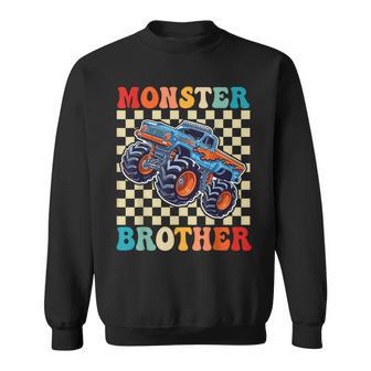Monster Truck Brother Family Matching Monster Truck Lovers Sweatshirt - Thegiftio UK