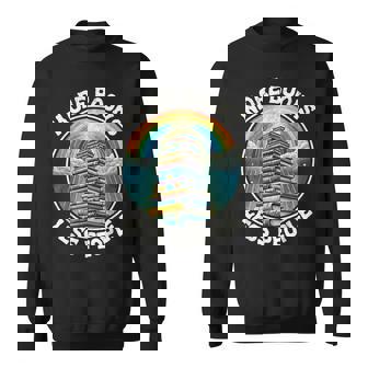 More Books Less People Book Lover Bookworm リーディングブック スウェットシャツ - Kawaiitshirt