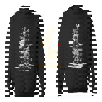 Motif Âne Francier Mignon Sweater e - Cadeauxyz