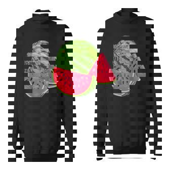 Motif Pastèque D'été Amusant Pour Les Amateurs De Pastèques Sweater e - Cadeauxyz