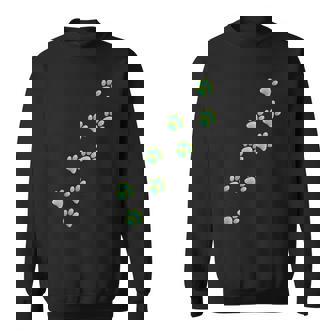Motif Pattes De Chat Jaune Bleuarcelle Dégradé Graphique Cadeaux Pour Amoureux Des Chats Sweater e - Cadeauxyz