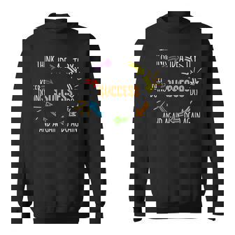 Motivational Quote Motivation Success Inspiration Mindset Sweatshirt - Monsterry