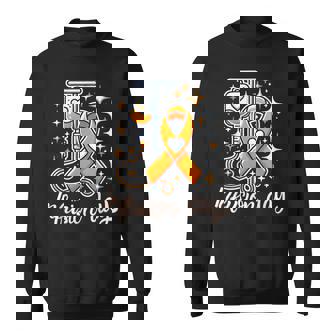Ms Infusion Day Multiple Sclerosis Awareness Ribbon Sweatshirt - Monsterry