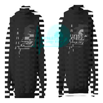 Music Is My Life Quote テクノハウス ダブ ステップ トランスハウス スウェットシャツ - Kawaiitshirt