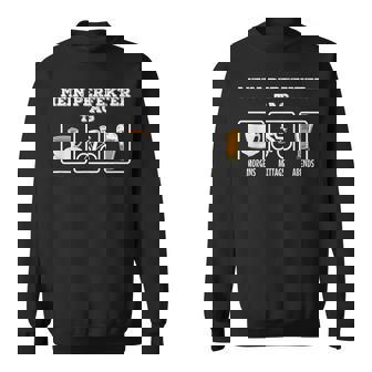 My Perfect Day コーヒー ロードバイク ビール 自転車 スウェットシャツ - Kawaiitshirt