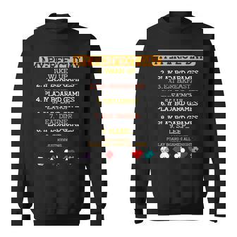 My Perfect Day ボードゲーム 恋人 ボードゲーム 面白い スウェットシャツ - Kawaiitshirt