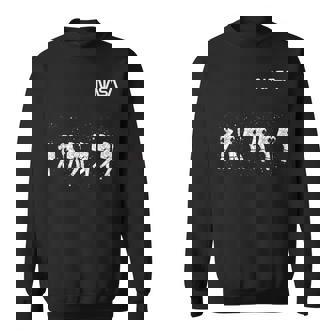 Nasa宇宙飛行士ダンシングワームロゴ スウェットシャツ - Kawaiitshirt