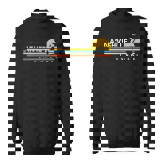 Nashville Tn Tennessee Guitarintage Retroouvenirs スウェットシャツ - Kawaiitshirt