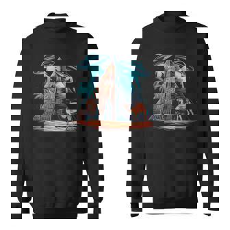 Nave Espacial Extraterrestre Espacio Ovni Extraterrestres In Mangas Camisa de entrenamiento - Regaloses