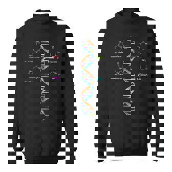 Nerdy Dna Helix 遺伝学 進化 生物学 科学教師 スウェットシャツ - Kawaiitshirt