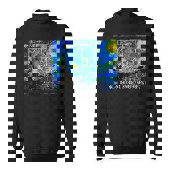 Nerdy 星月夜 フィボナッチ ゴールデン スパイラル 数学の先生 スウェットシャツ - Kawaiitshirt