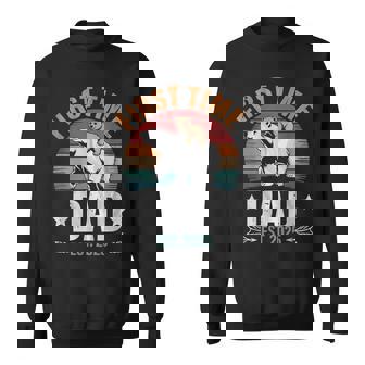 New Dad & Baby Bear First Father's Day Est 2025 Sweatshirt - Monsterry