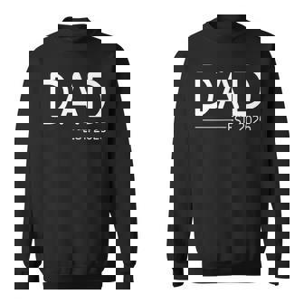 New Dad Est 2025 First Fathers Day 2025 Promoted To Daddy Sweatshirt - Thegiftio