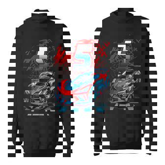 Niños Coche De Carreras De 5 Años Para Fiesta De Cumpleaños 5 Camisa de entrenamiento - Regaloses