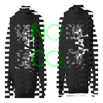 No Co2 サイクリング 気候変動対策 グリーンエネルギー Mtb スウェットシャツ - Kawaiitshirt