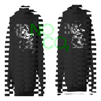 No Co2 サイクリング 気候変動対策 グリーンエネルギー Mtb スウェットシャツ - Kawaiitshirt