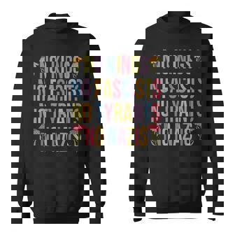 No Kings In America No Fascists We The People Political Sweatshirt | Mazezy