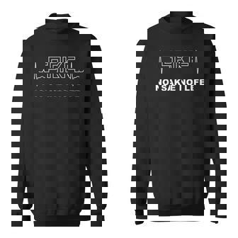 Noake No Life 酒なき人生なし！心拍で表現された日本酒愛好家へのギフト スウェットシャツ - Kawaiitshirt