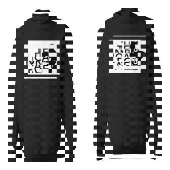 The Nora Face ザ・ノラ・フェイス『ノラネコさん』猫 ハチワレ パロディ ゆるくて かわいい 面白 スウェットシャツ - Kawaiitshirt