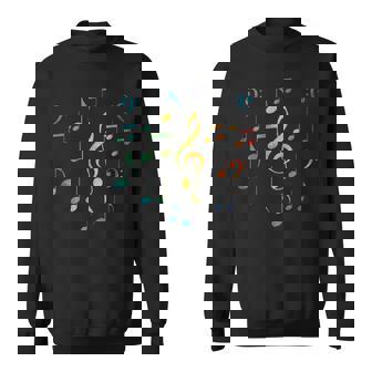 Notes De Musique – Cadeaux De Musicien Instrument De Musique Notes De Musique Sweater e - Cadeauxyz