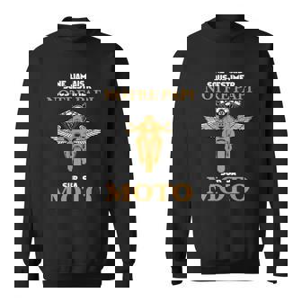 Notre Papi Sur Sa Moto Sweater e - Cadeauxyz