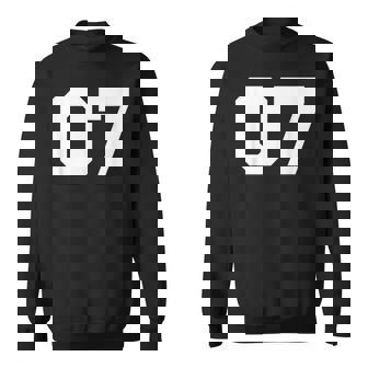 Number 07Ports Jersey Player 07 7 Fan Front Printarsity スウェットシャツ - Kawaiitshirt