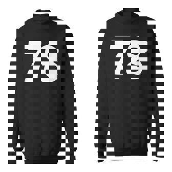 Number 78 、Eventy-8 ジャージ スポーツ 誕生日 スウェットシャツ - Kawaiitshirt