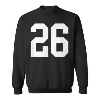 Numéro 26 Style Sportif Blanc Sweater e - Cadeauxyz