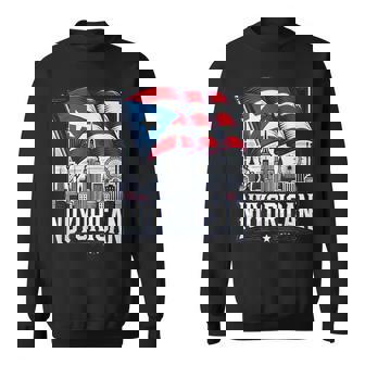 Nuyorican New York City Puerto Rican Flag Backdrop Boricua Sweatshirt - Thegiftio