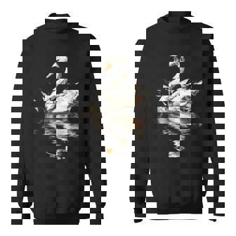 Œuvre D'art En Forme De Cygne Sweater e - Cadeauxyz