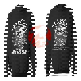 Oh Look Nobody Gives A Skeleton Generation X Sweatshirt | Mazezy