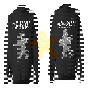 Ohnap ジンジャーブレッドマン クッキー 骨折脚 面白い スウェットシャツ - Kawaiitshirt