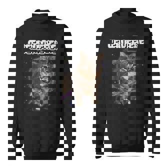 Oiiaoiia 猫 スピニング 猫 ミーム ファニー トレンディ キャット ミーム スウェットシャツ - Kawaiitshirt