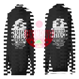 Okinawa Japanintage Flag Bonsai Tree Karateouvenir スウェットシャツ - Kawaiitshirt