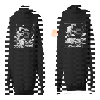 Old School Authentique Tatouage Japonais Kanagawa La Grandeague Sweater e - Cadeauxyz