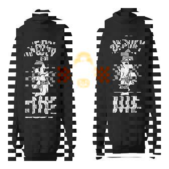 Onepooky Dude Ghost Dude ハロウィン スウェットシャツ - Kawaiitshirt