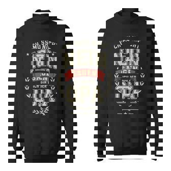 Opa Geburtstag Geschenk Opapruch Lustig Opa Sweatshirt - Geschenkecke